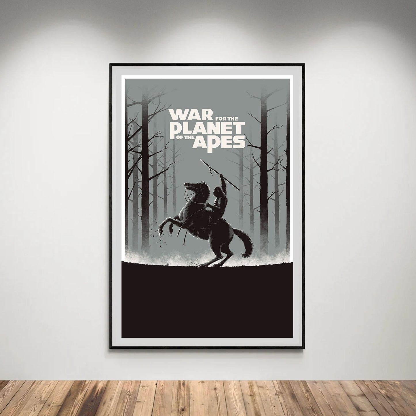 Flex Designs Poster War for the Planet of the Apes Minimalist 5 x 7" Home Goods - Movie 2017 Movie Poster