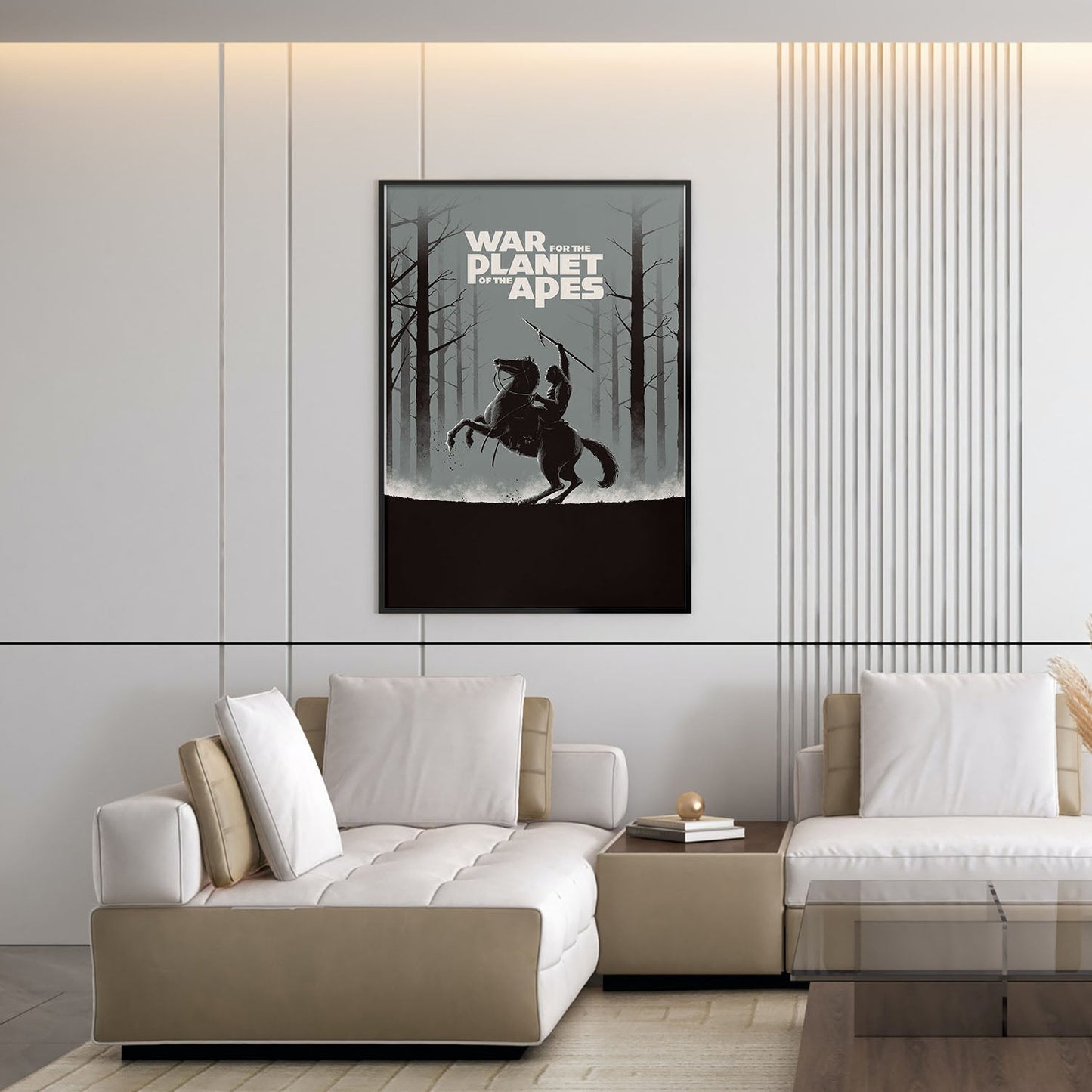 Flex Designs Poster War for the Planet of the Apes Minimalist 5 x 7" Home Goods - Movie 2017 Movie Poster