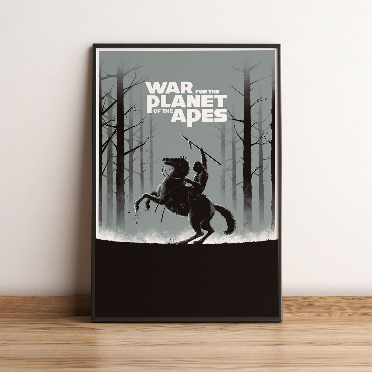 Flex Designs Poster War for the Planet of the Apes Minimalist 5 x 7" Home Goods - Movie 2017 Movie Poster
