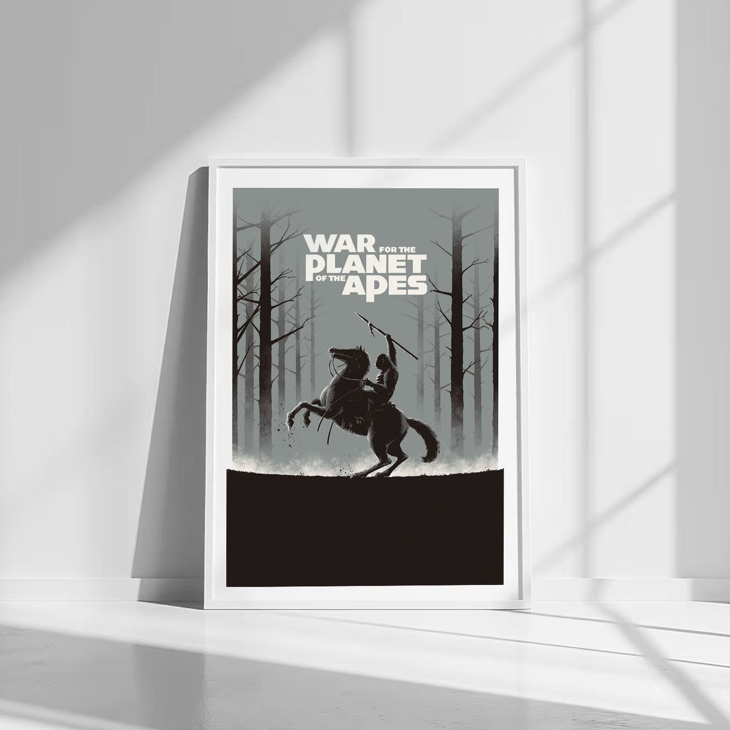 Flex Designs Poster War for the Planet of the Apes Minimalist 8 x 10" Home Goods - Movie 2017 Movie Poster