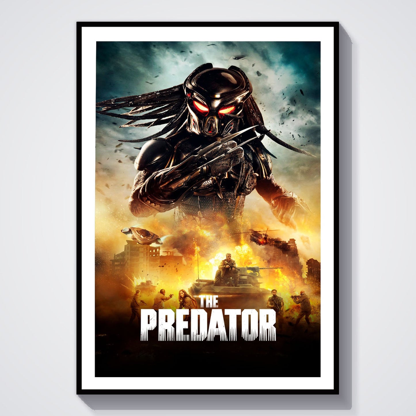 Flex Designs Poster The Predator 8 x 10" Home Goods - Movie 2018 Movie Poster