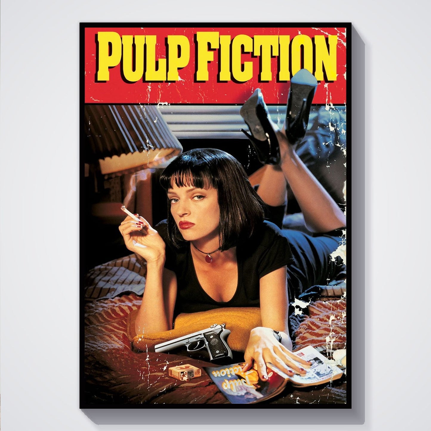 Flex Designs Poster Pulp Fiction Cinematic 5 x 7" Home Goods - Movie 1994 Movie Poster