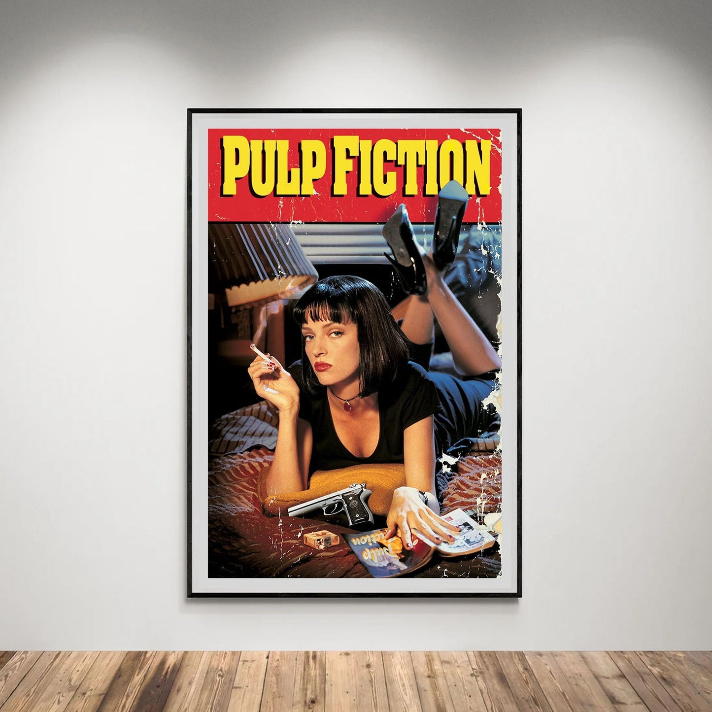 Flex Designs Poster Pulp Fiction Cinematic 5 x 7" Home Goods - Movie 1994 Movie Poster