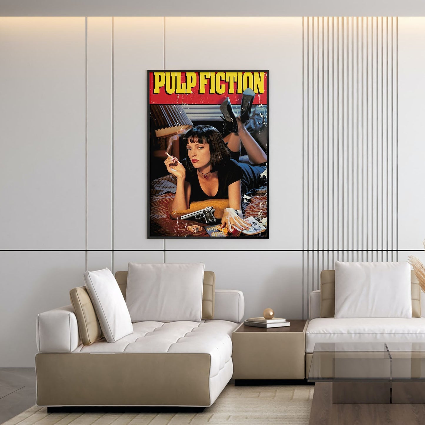 Flex Designs Poster Pulp Fiction Cinematic 5 x 7" Home Goods - Movie 1994 Movie Poster