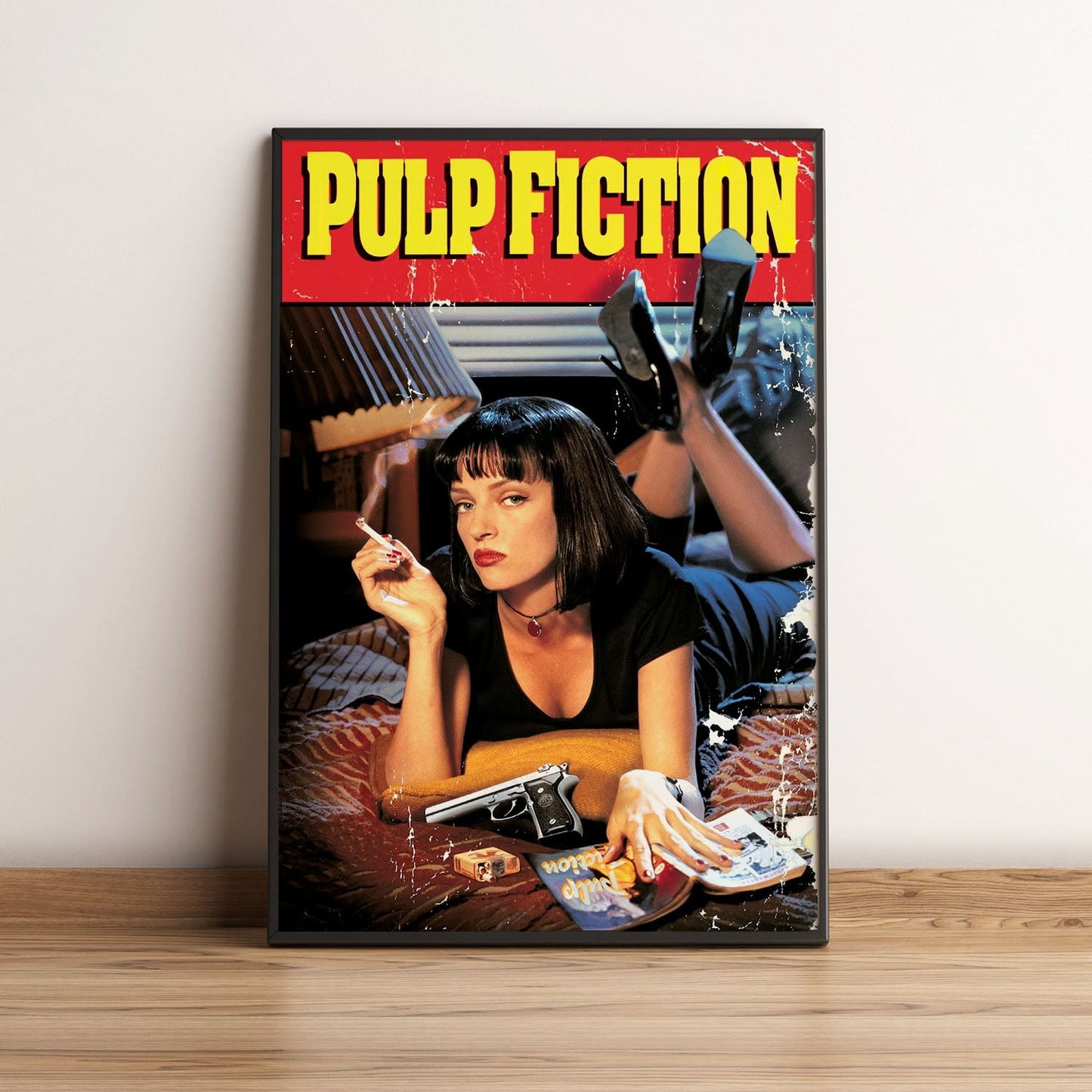 Flex Designs Poster Pulp Fiction Cinematic 5 x 7" Home Goods - Movie 1994 Movie Poster