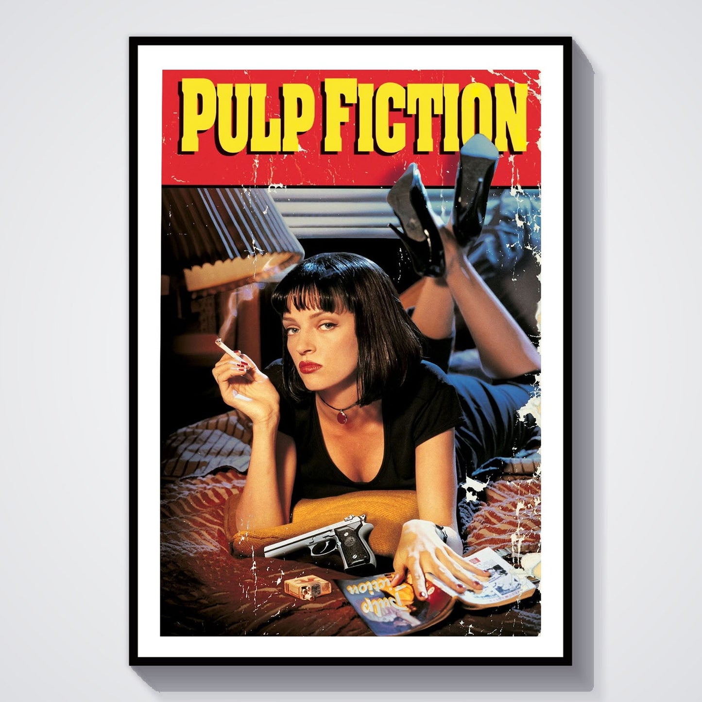 Flex Designs Poster Pulp Fiction Cinematic 8 x 10" Home Goods - Movie 1994 Movie Poster