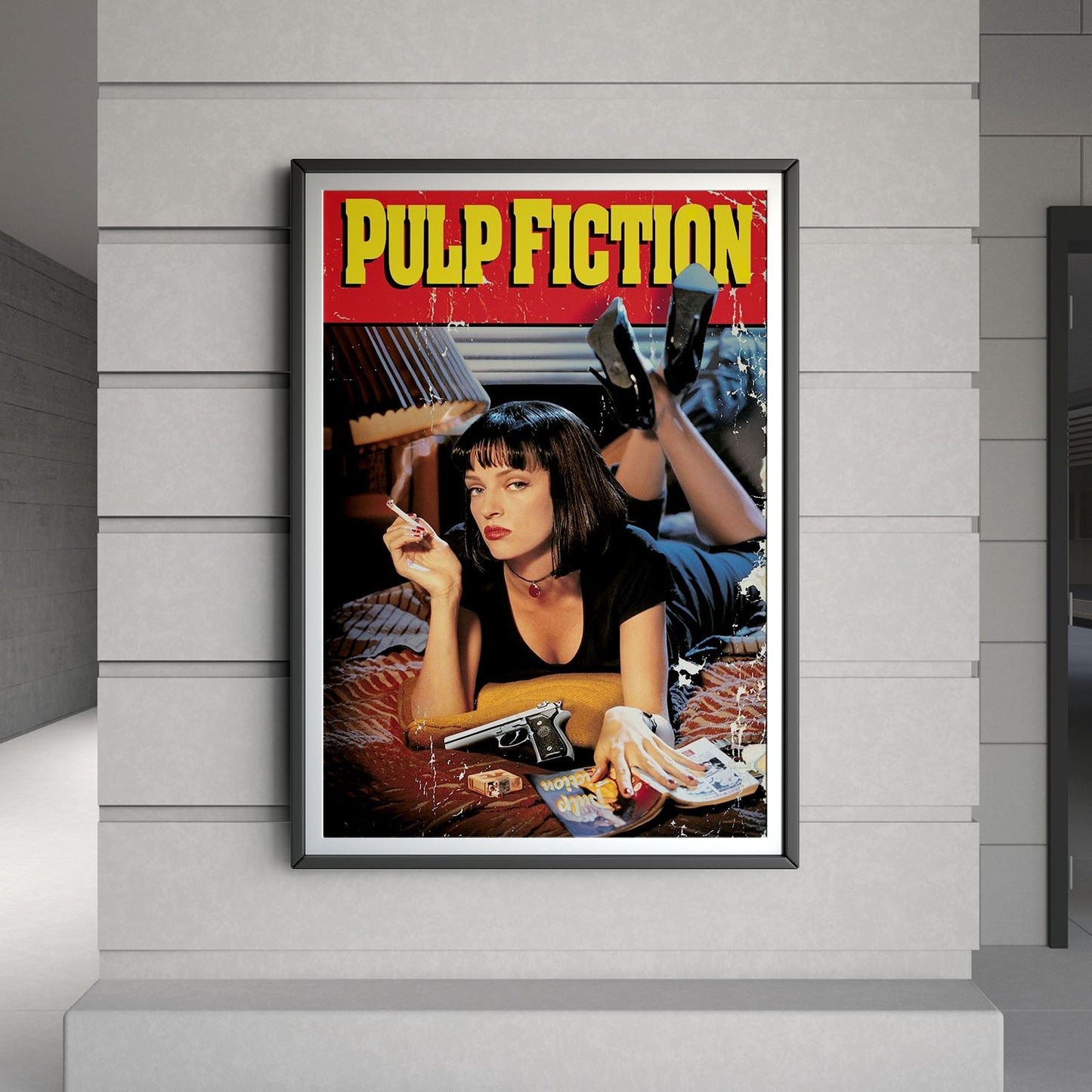 Flex Designs Poster Pulp Fiction Cinematic 8 x 10" Home Goods - Movie 1994 Movie Poster