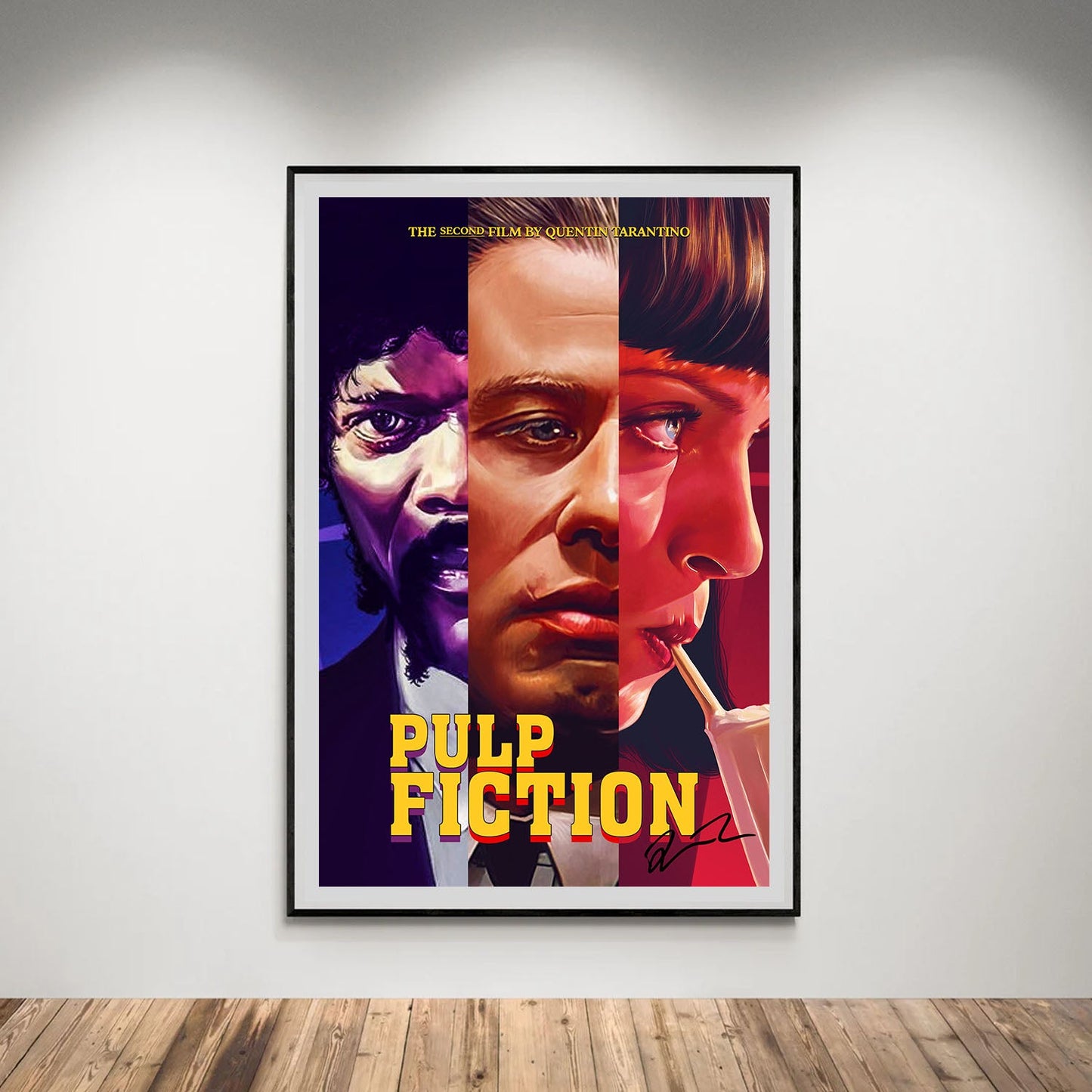 Flex Designs Poster Pulp Fiction Key Art 5 x 7" Home Goods - Movie 1994 Movie Poster