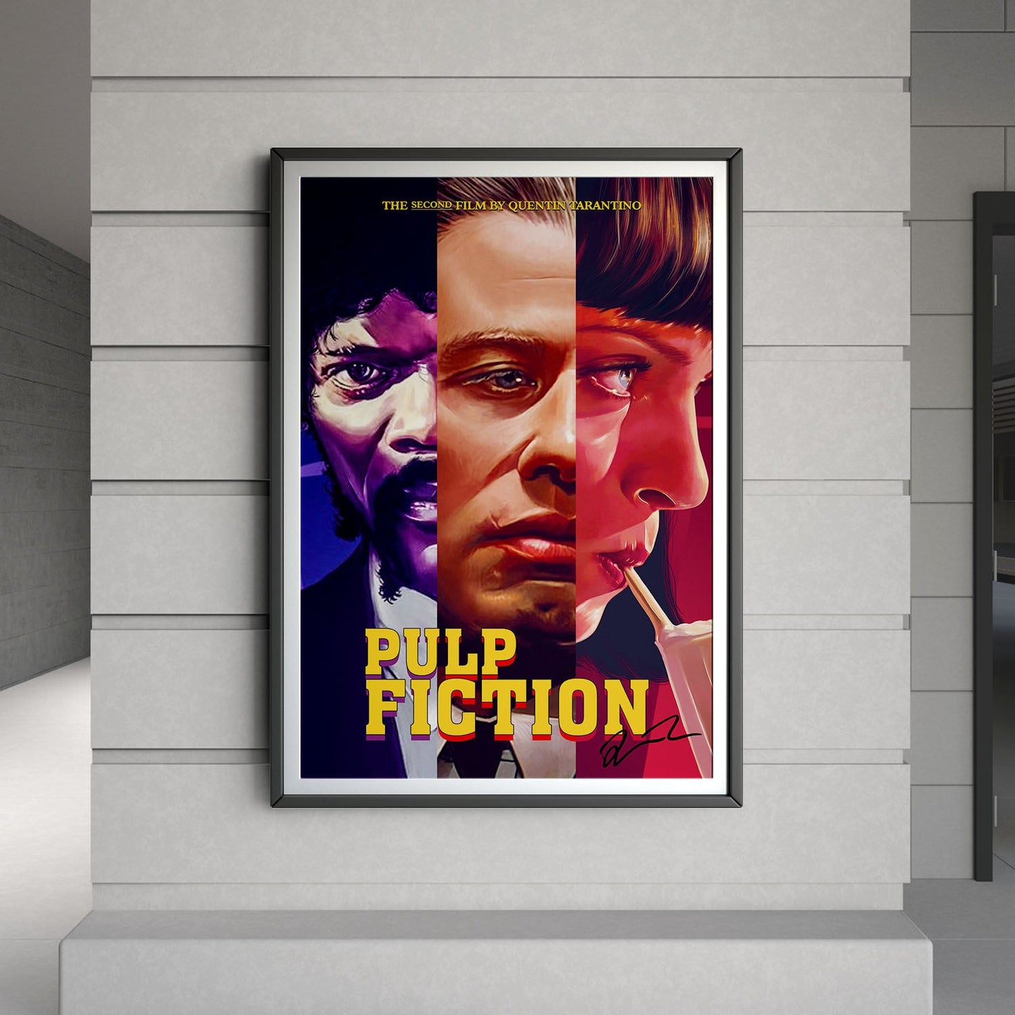 Flex Designs Poster Pulp Fiction Key Art 8 x 10" Home Goods - Movie 1994 Movie Poster