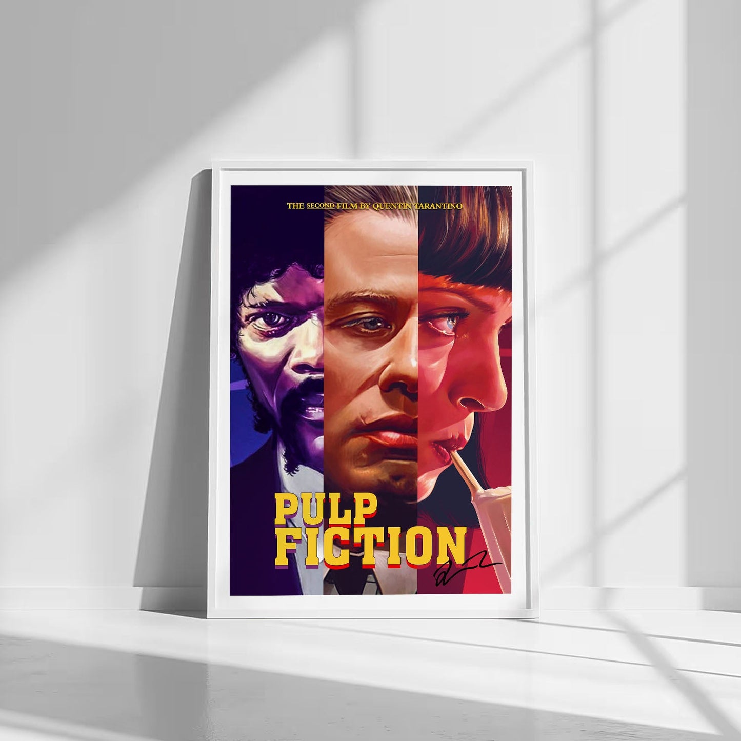Flex Designs Poster Pulp Fiction Key Art 8 x 10" Home Goods - Movie 1994 Movie Poster