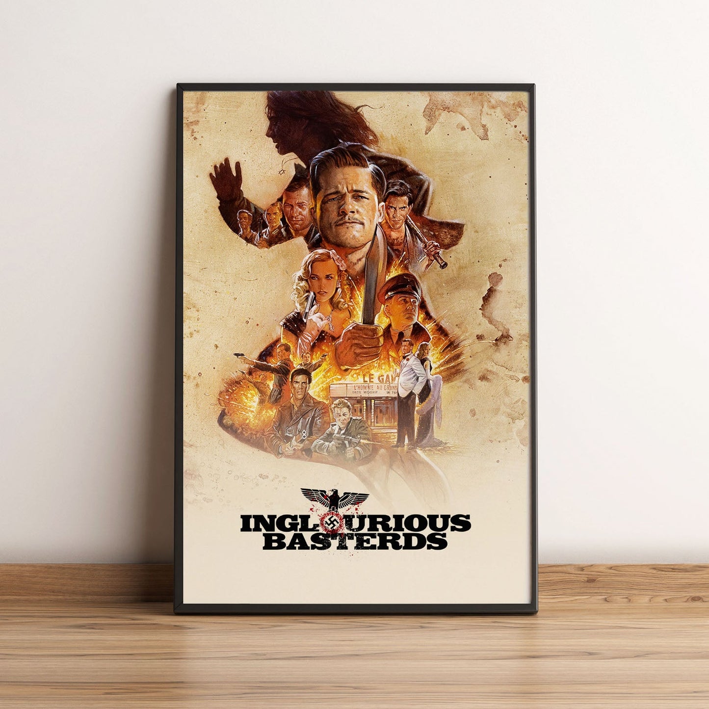 Flex Designs Poster Inglourious Basterds 5 x 7" Home Goods - Movie 2009 Movie Poster