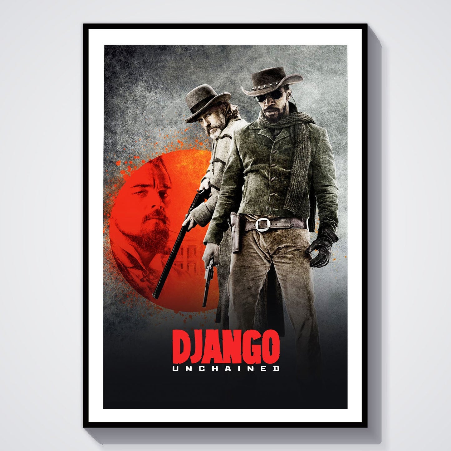 Flex Designs Poster Django Unchained 8 x 10" Home Goods - Movie 2012 Movie Poster