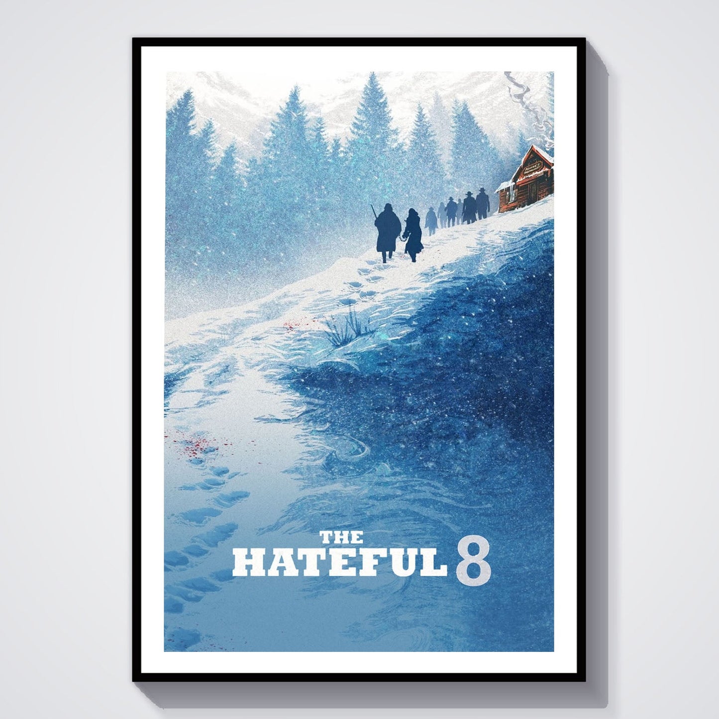 Flex Designs Poster The Hateful Eight 8 x 10" Home Goods - Movie 2015 Movie Poster