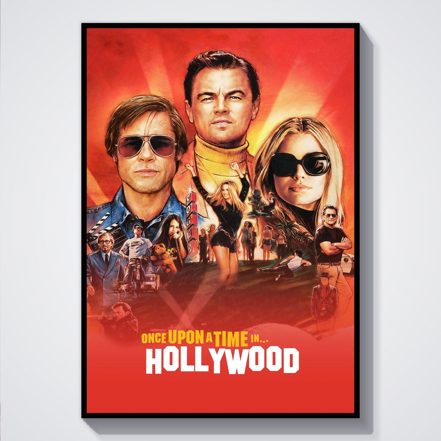 Flex Designs Poster Once Upon a Time in Hollywood 5 x 7" Home Goods - Movie 2019 Movie Poster