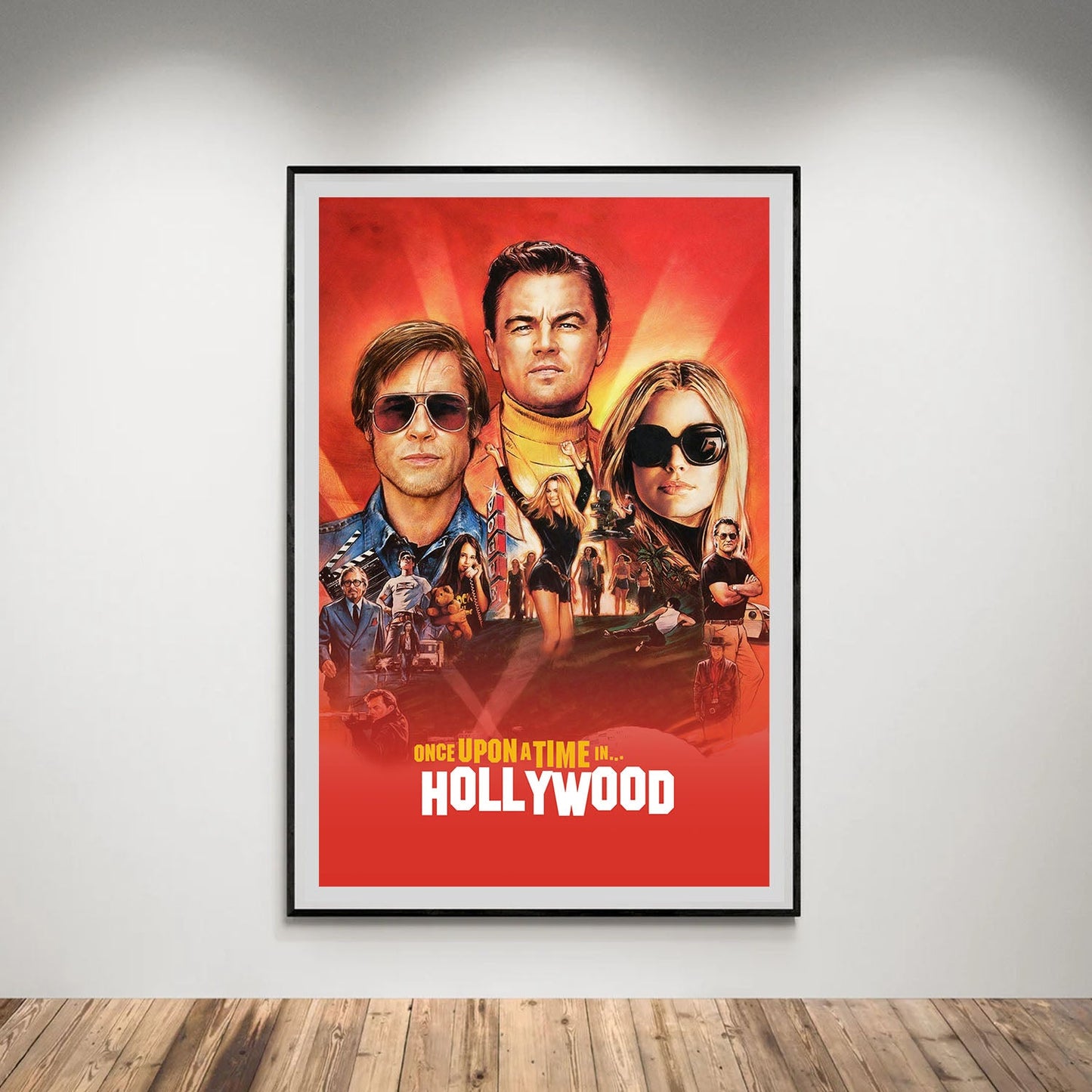 Flex Designs Poster Once Upon a Time in Hollywood 5 x 7" Home Goods - Movie 2019 Movie Poster