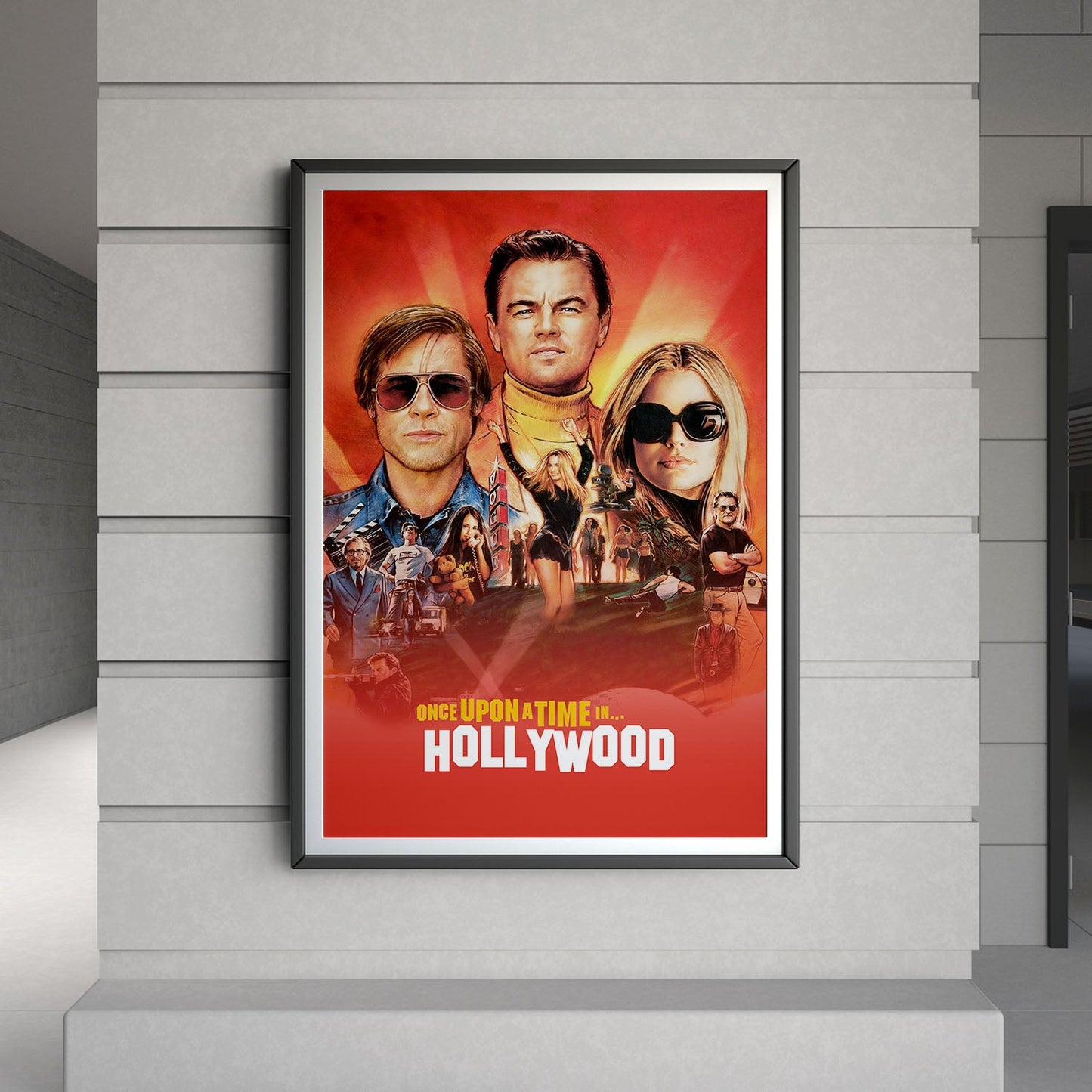 Flex Designs Poster Once Upon a Time in Hollywood 8 x 10" Home Goods - Movie 2019 Movie Poster