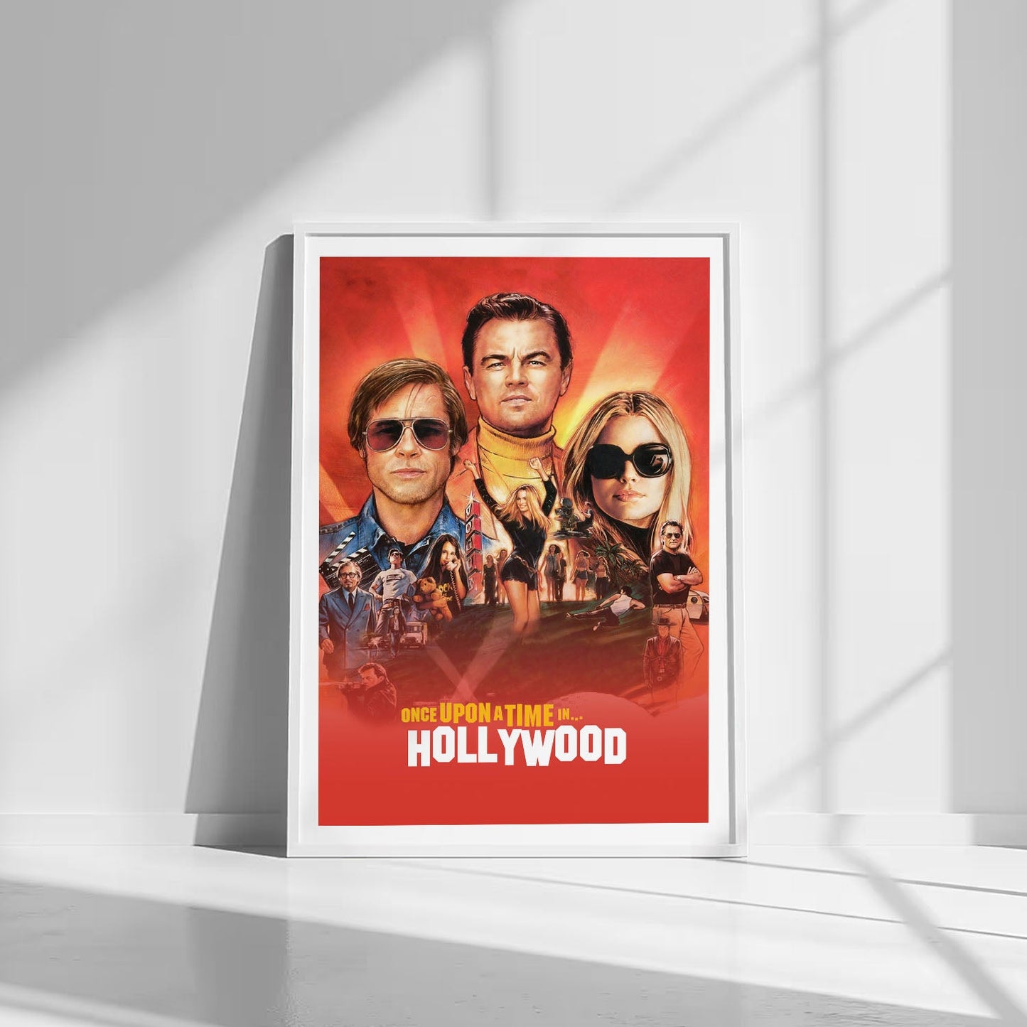 Flex Designs Poster Once Upon a Time in Hollywood 8 x 10" Home Goods - Movie 2019 Movie Poster