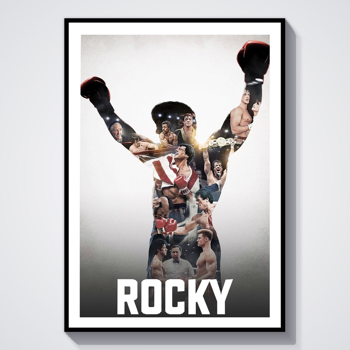 Flex Designs Poster Rocky Collection Classic 8 x 10" Home Goods - Movie Movie Poster