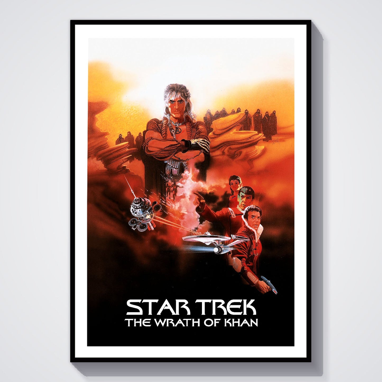 Flex Designs Poster Star Trek II The Wrath of Khan Classic 8 x 10" Home Goods - Movie 1982 Movie Poster