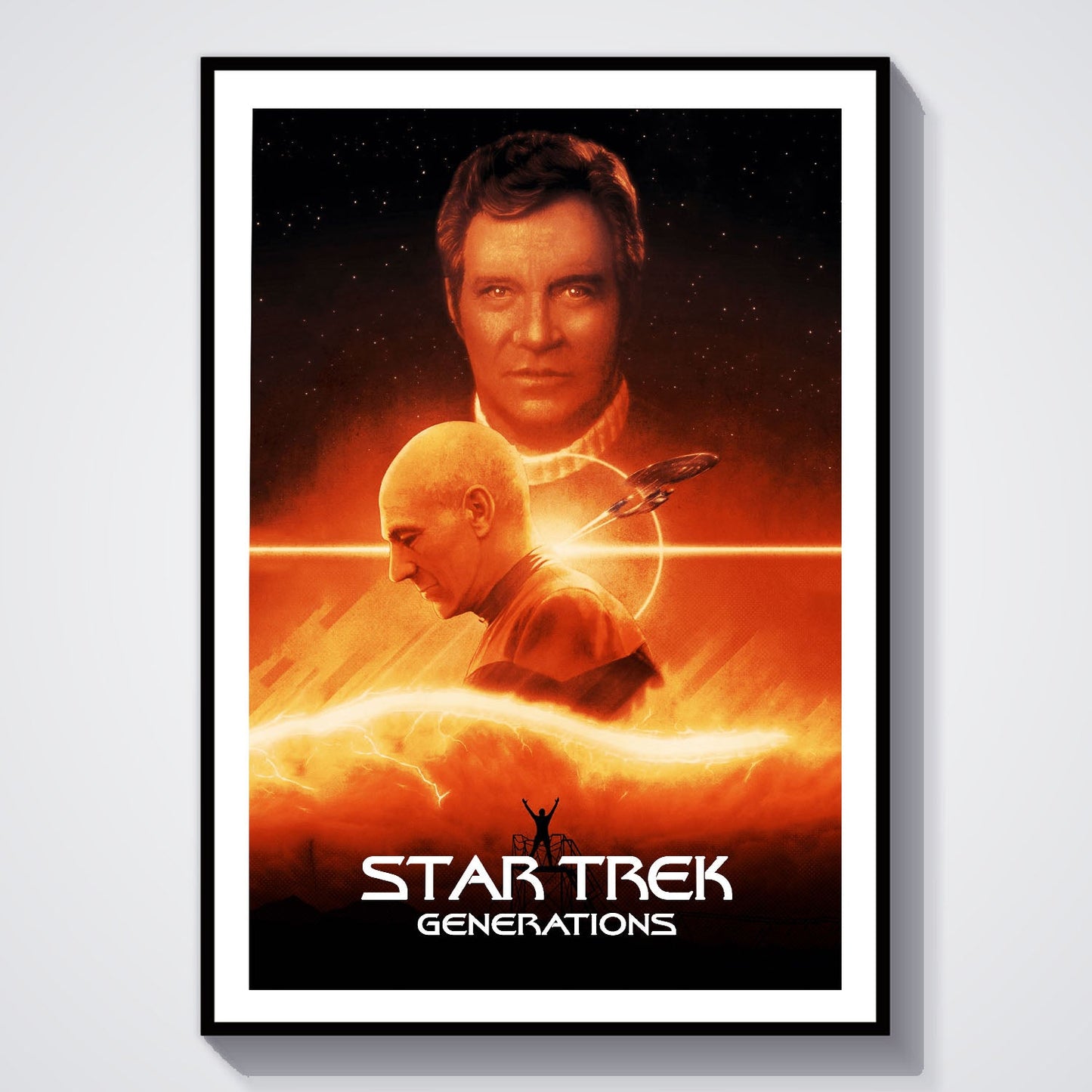 Flex Designs Poster Star Trek Generations Classic 8 x 10" Home Goods - Movie 1994 Movie Poster
