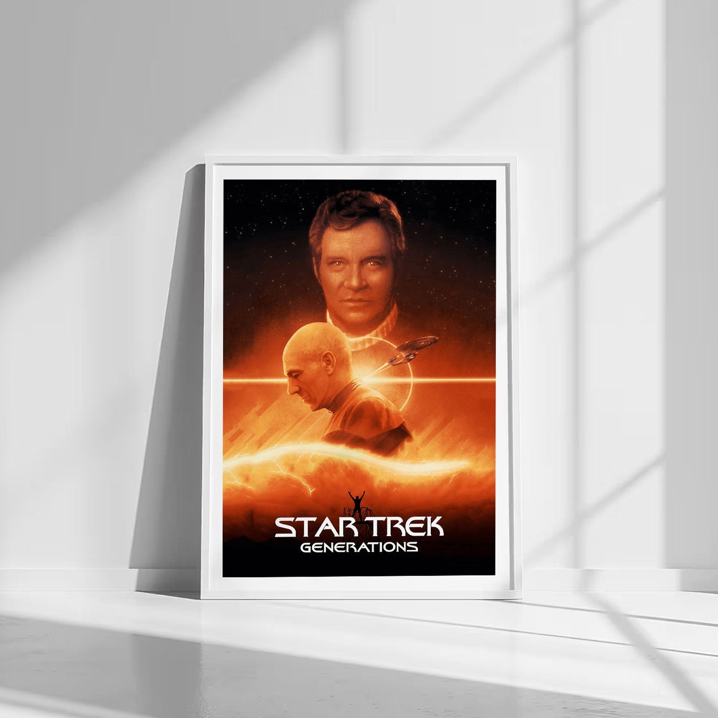 Flex Designs Poster Star Trek Generations Classic 8 x 10" Home Goods - Movie 1994 Movie Poster