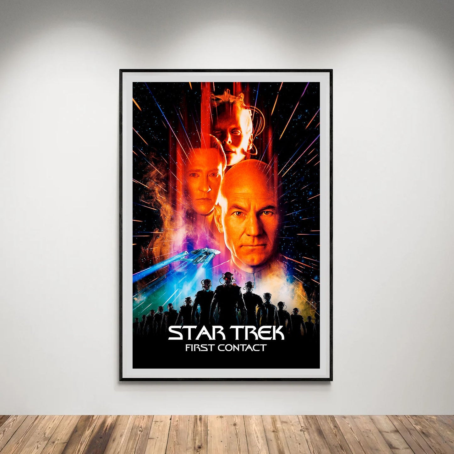 Flex Designs Poster Star Trek First Contact Classic 5 x 7" Home Goods - Movie 1996 Movie Poster