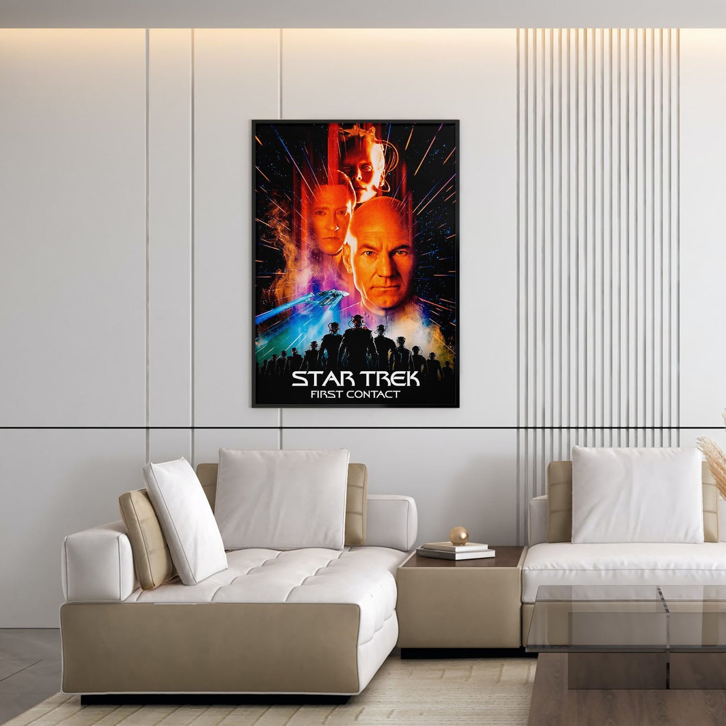 Flex Designs Poster Star Trek First Contact Classic 5 x 7" Home Goods - Movie 1996 Movie Poster