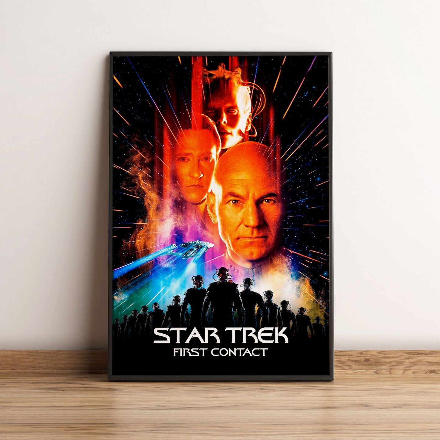 Flex Designs Poster Star Trek First Contact Classic 5 x 7" Home Goods - Movie 1996 Movie Poster