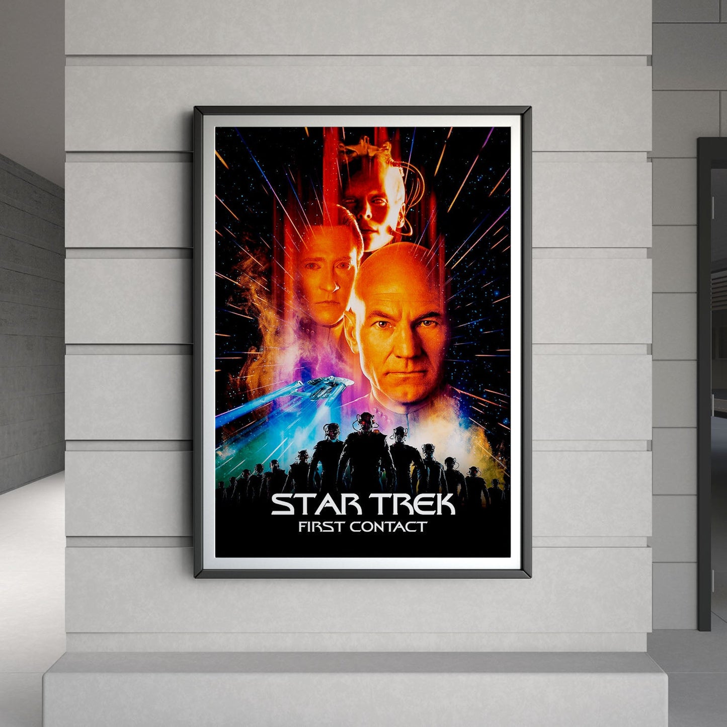 Flex Designs Poster Star Trek First Contact Classic 8 x 10" Home Goods - Movie 1996 Movie Poster