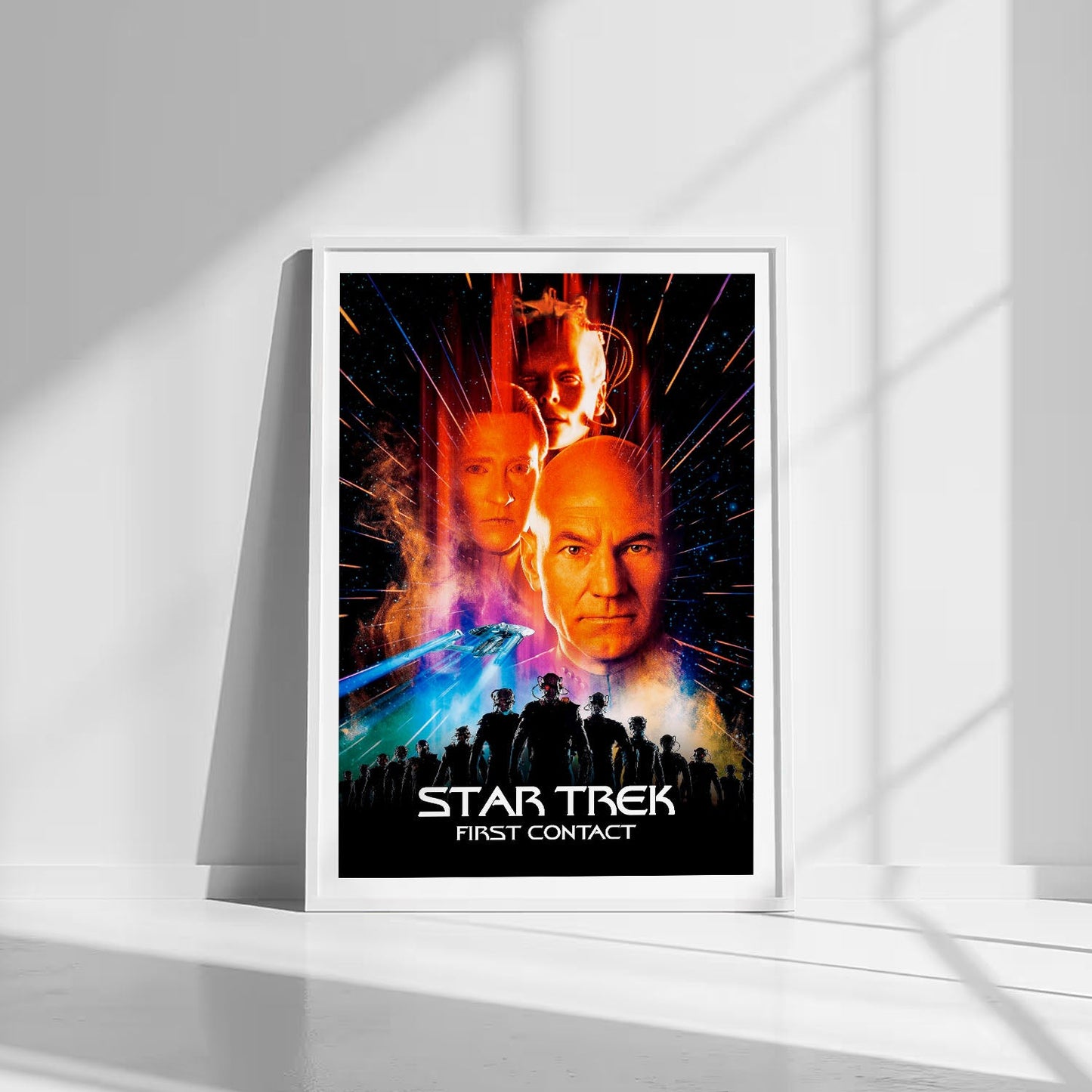Flex Designs Poster Star Trek First Contact Classic 8 x 10" Home Goods - Movie 1996 Movie Poster
