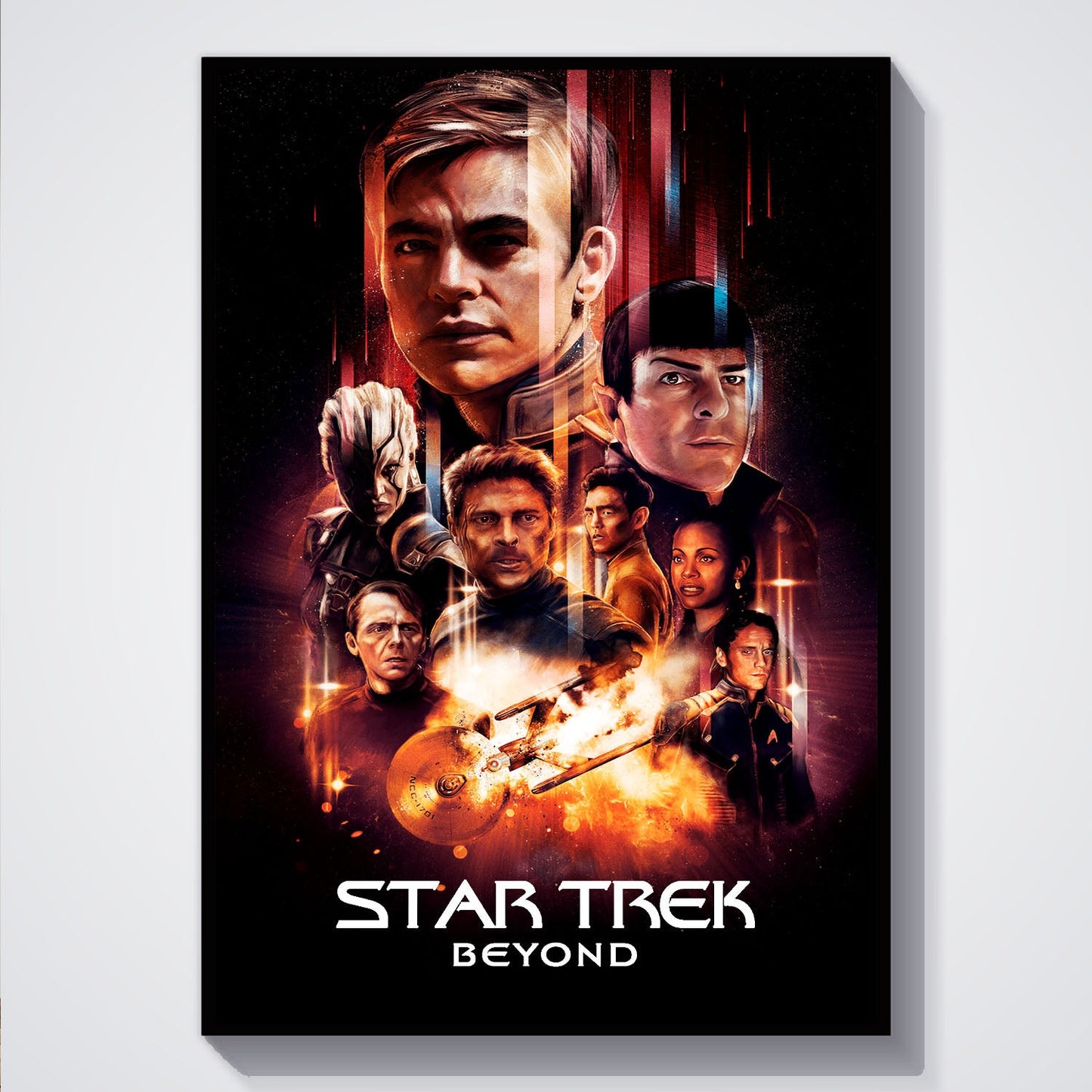 Flex Designs Poster Star Trek Beyond Classic 5 x 7" Home Goods - Movie 2016 Movie Poster