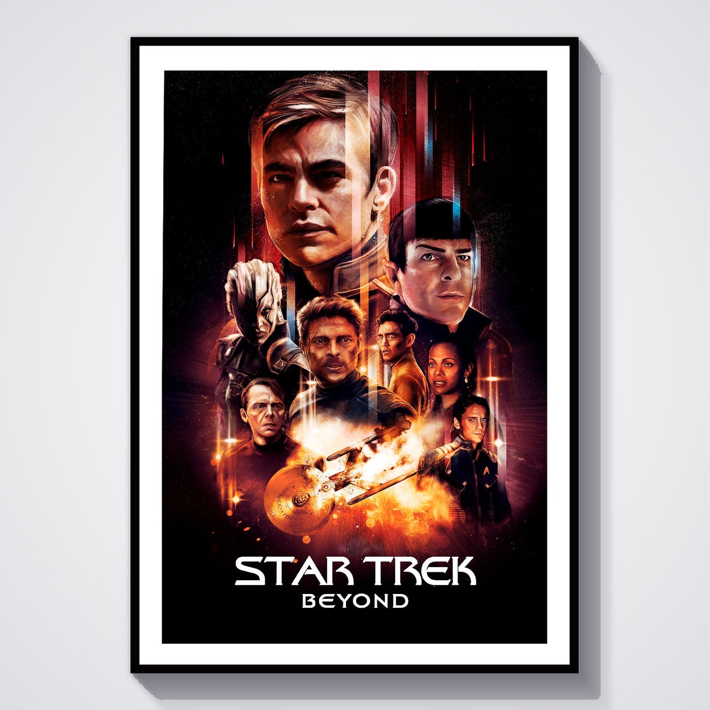 Flex Designs Poster Star Trek Beyond Classic 8 x 10" Home Goods - Movie 2016 Movie Poster