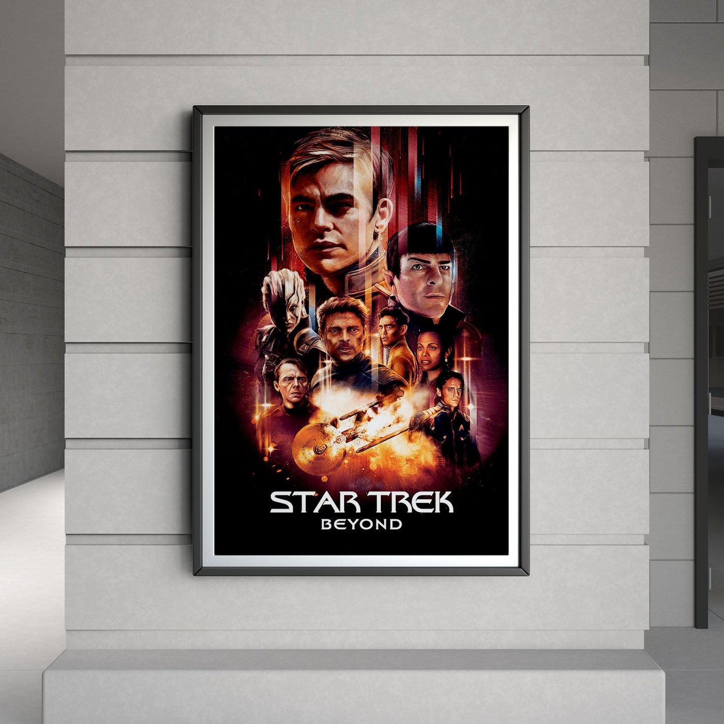 Flex Designs Poster Star Trek Beyond Classic 8 x 10" Home Goods - Movie 2016 Movie Poster