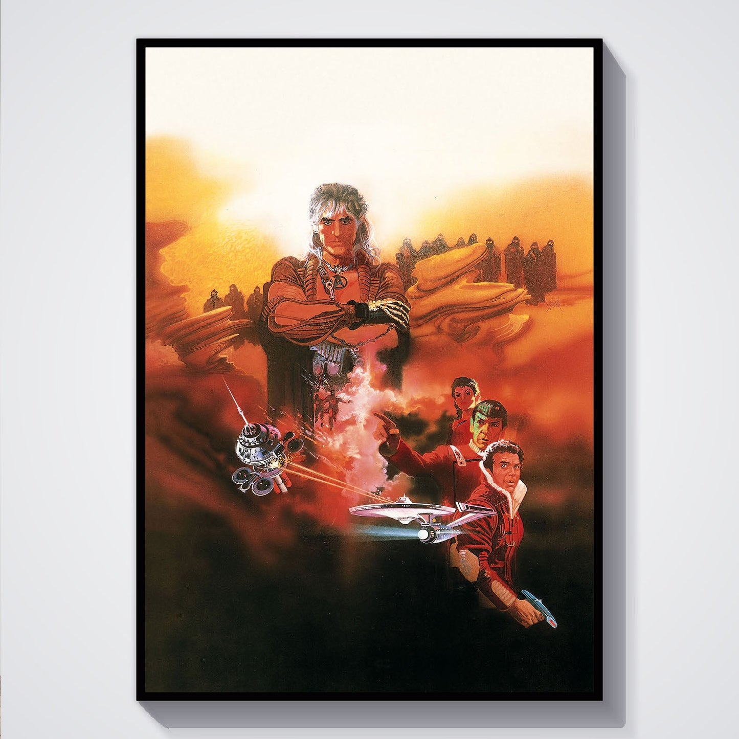 Flex Designs Poster Star Trek II The Wrath of Khan Textless 5 x 7" Home Goods - Movie 1982 Movie Poster