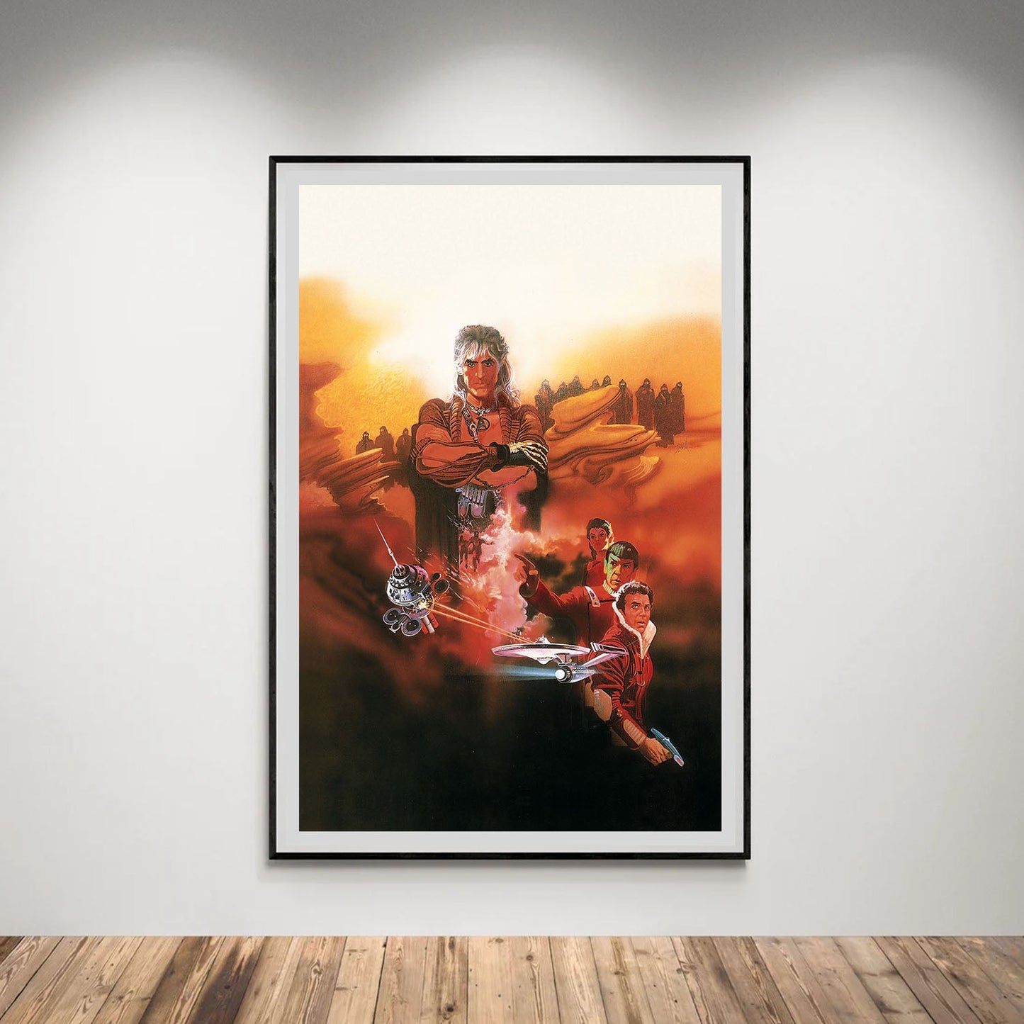 Flex Designs Poster Star Trek II The Wrath of Khan Textless 5 x 7" Home Goods - Movie 1982 Movie Poster