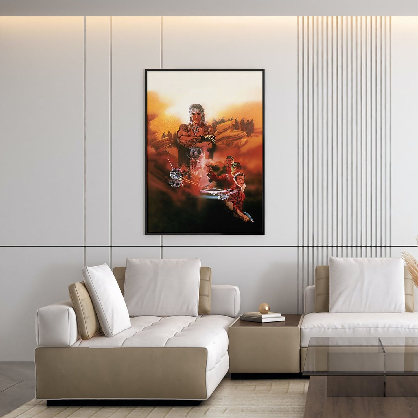 Flex Designs Poster Star Trek II The Wrath of Khan Textless 5 x 7" Home Goods - Movie 1982 Movie Poster