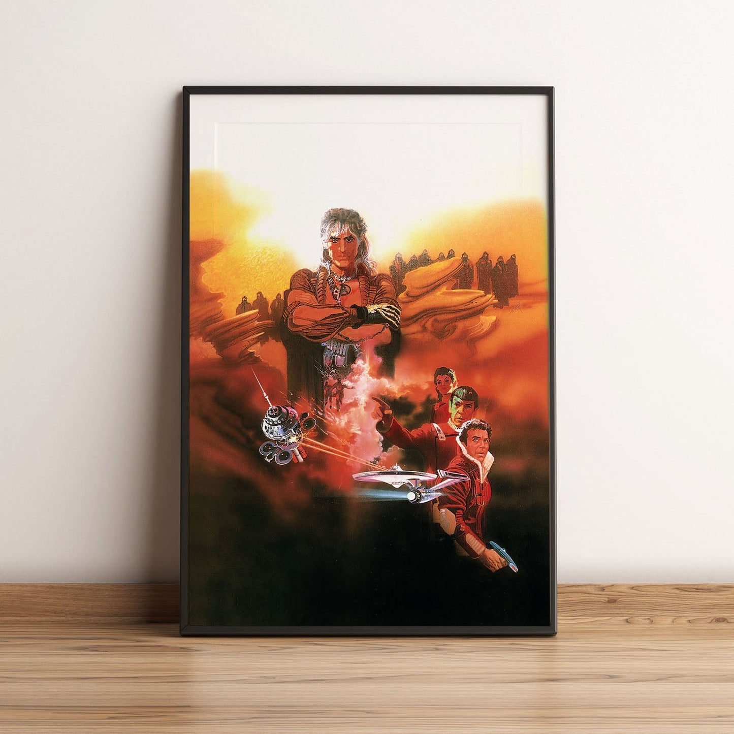 Flex Designs Poster Star Trek II The Wrath of Khan Textless 5 x 7" Home Goods - Movie 1982 Movie Poster