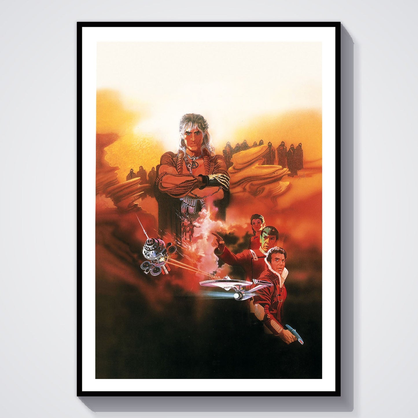 Flex Designs Poster Star Trek II The Wrath of Khan Textless 8 x 10" Home Goods - Movie 1982 Movie Poster