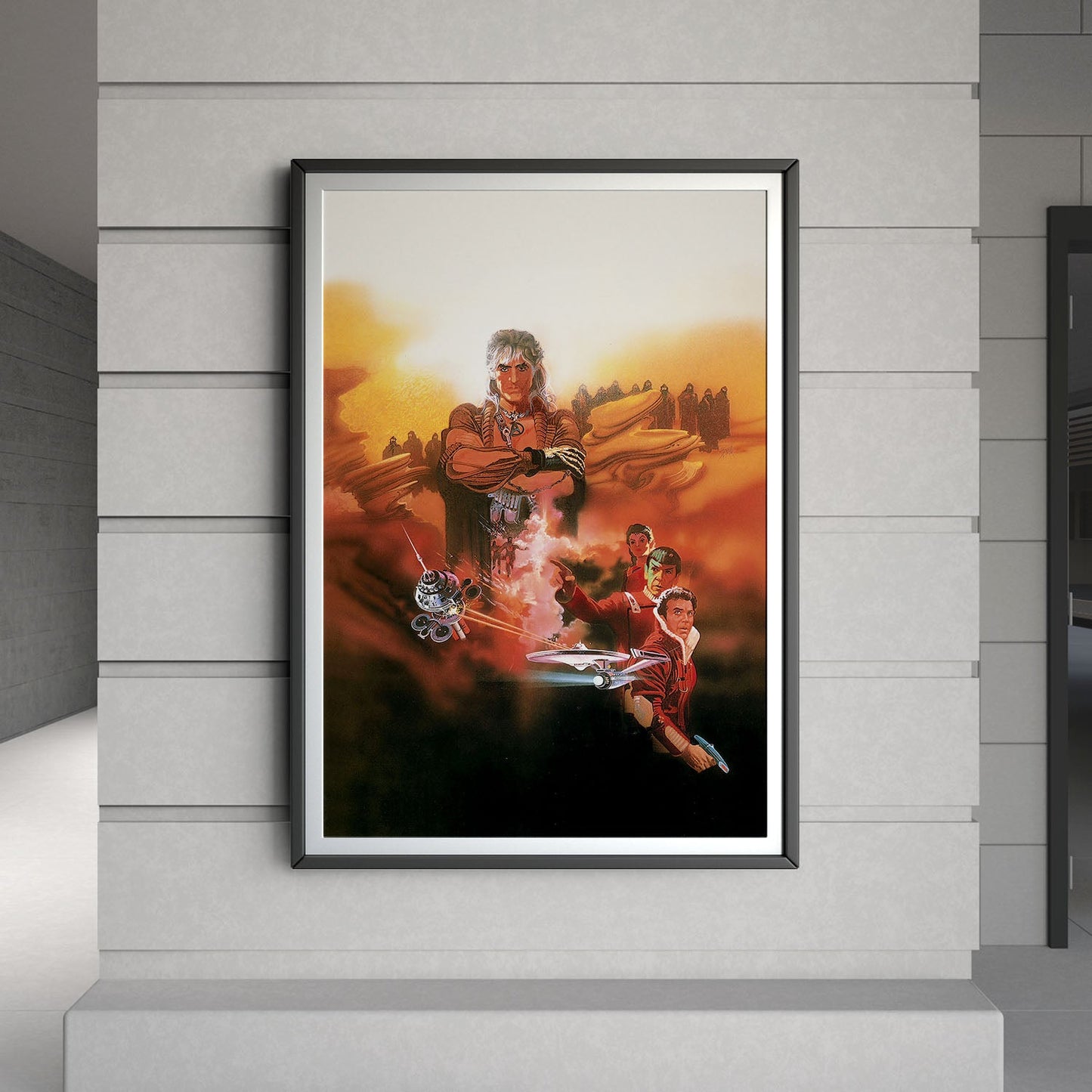 Flex Designs Poster Star Trek II The Wrath of Khan Textless 8 x 10" Home Goods - Movie 1982 Movie Poster