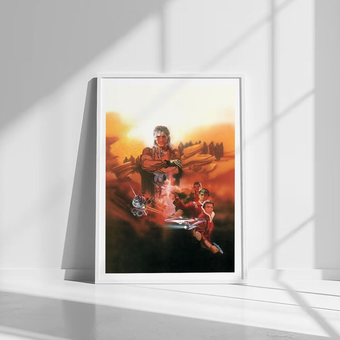 Flex Designs Poster Star Trek II The Wrath of Khan Textless 8 x 10" Home Goods - Movie 1982 Movie Poster