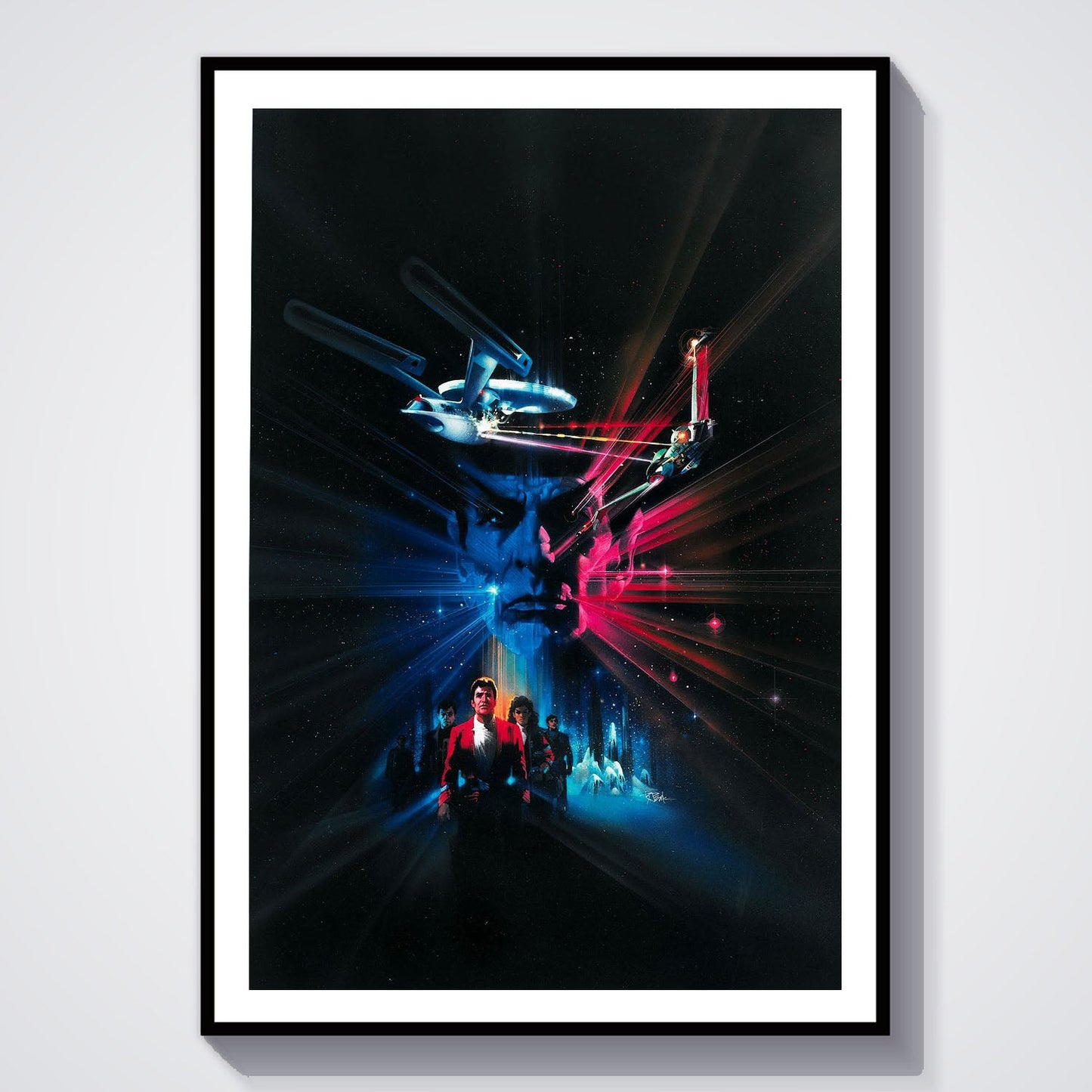 Flex Designs Poster Star Trek III The Search for Spock Textless 8 x 10" Home Goods - Movie 1984 Movie Poster