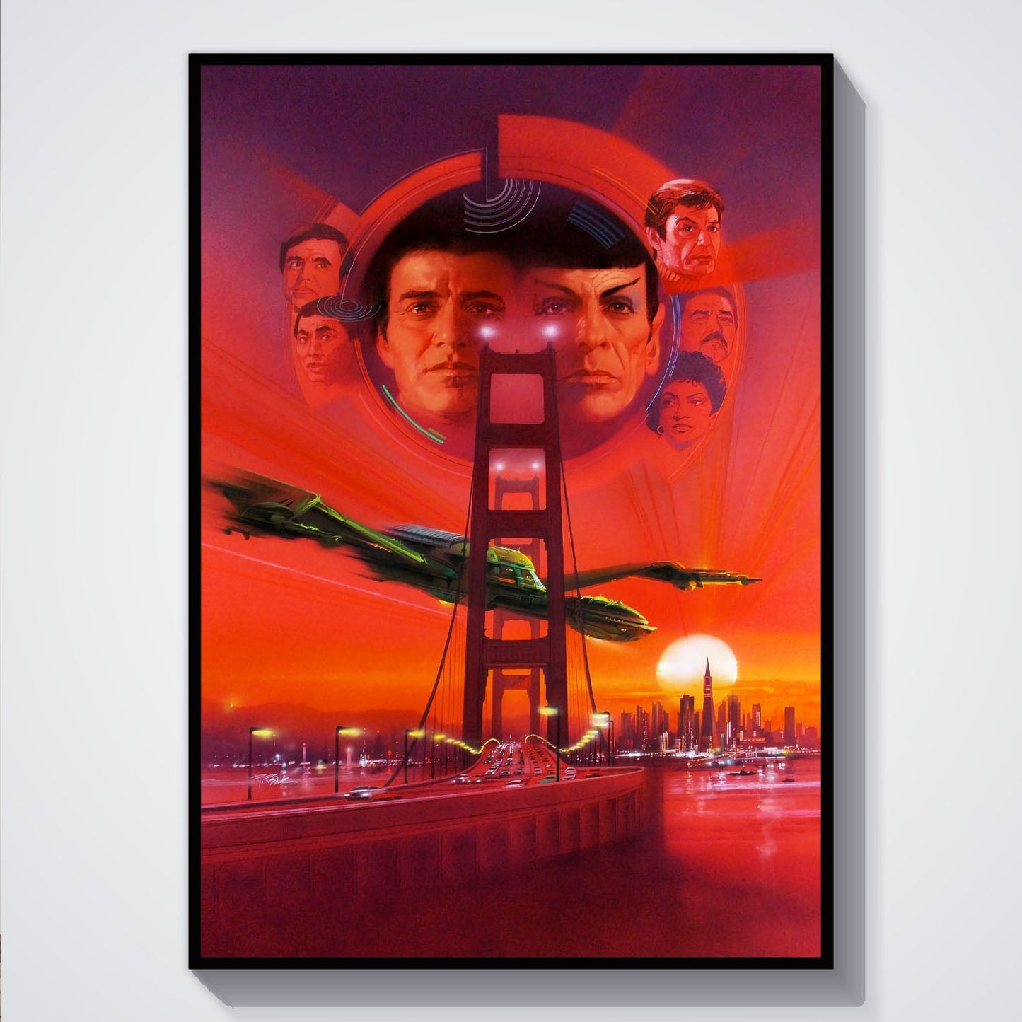 Flex Designs Poster Star Trek IV The Voyage Home Textless 5 x 7" Home Goods - Movie 1986 Movie Poster