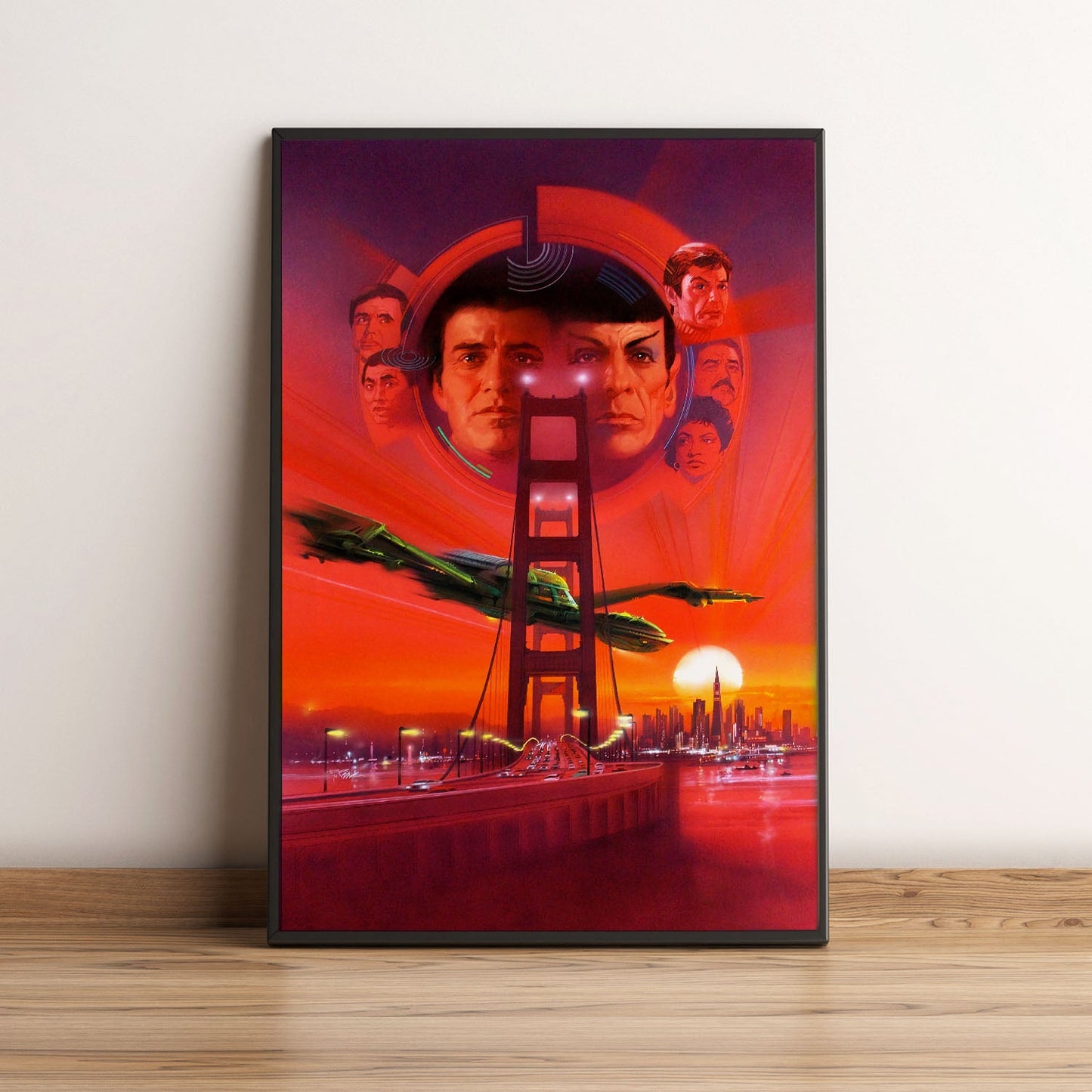 Flex Designs Poster Star Trek IV The Voyage Home Textless 5 x 7" Home Goods - Movie 1986 Movie Poster
