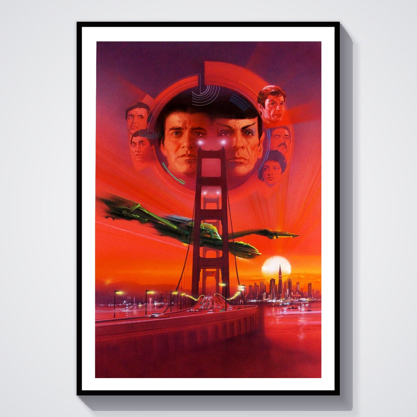 Flex Designs Poster Star Trek IV The Voyage Home Textless 8 x 10" Home Goods - Movie 1986 Movie Poster