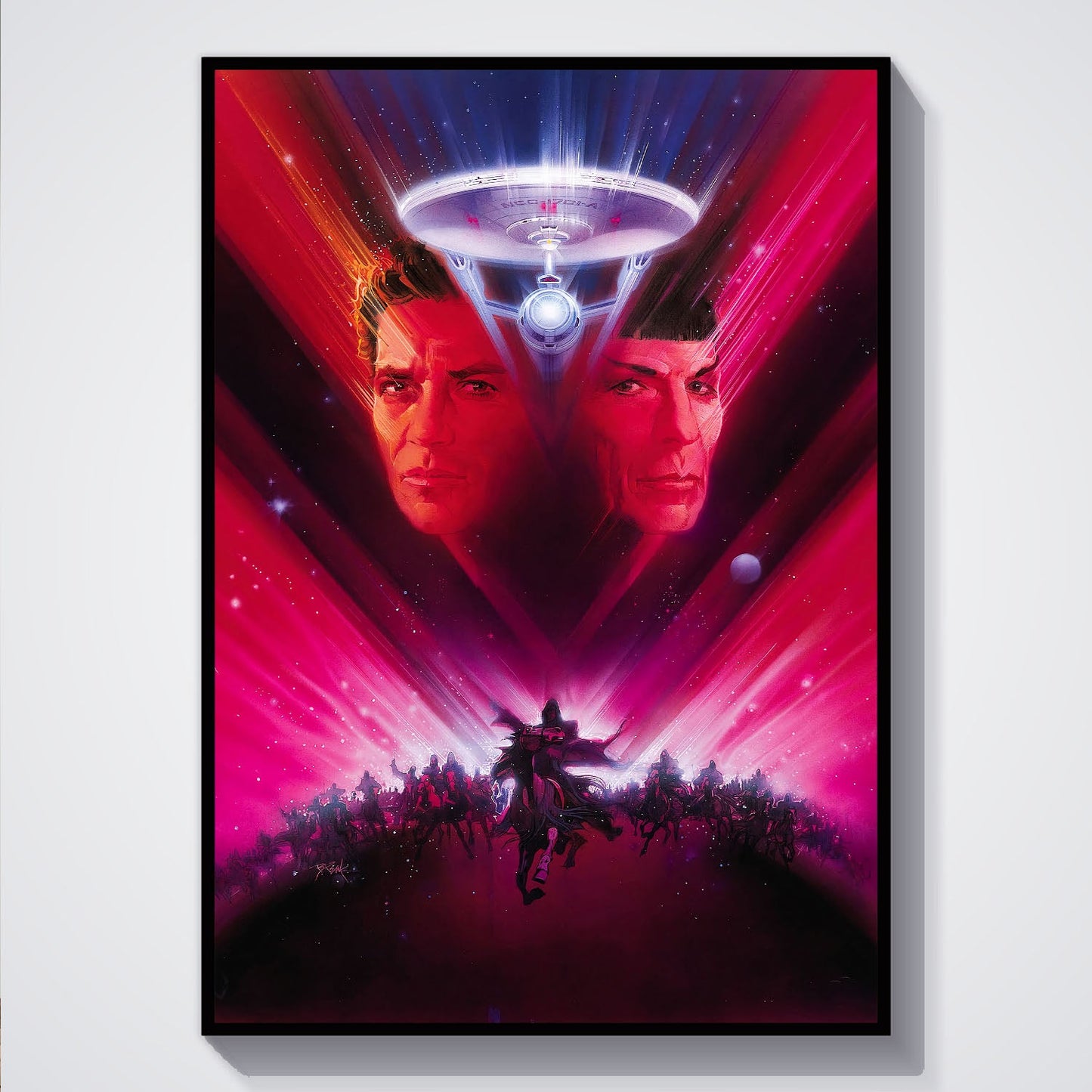 Flex Designs Poster Star Trek V The Final Frontier Textless 5 x 7" Home Goods - Movie 1989 Movie Poster