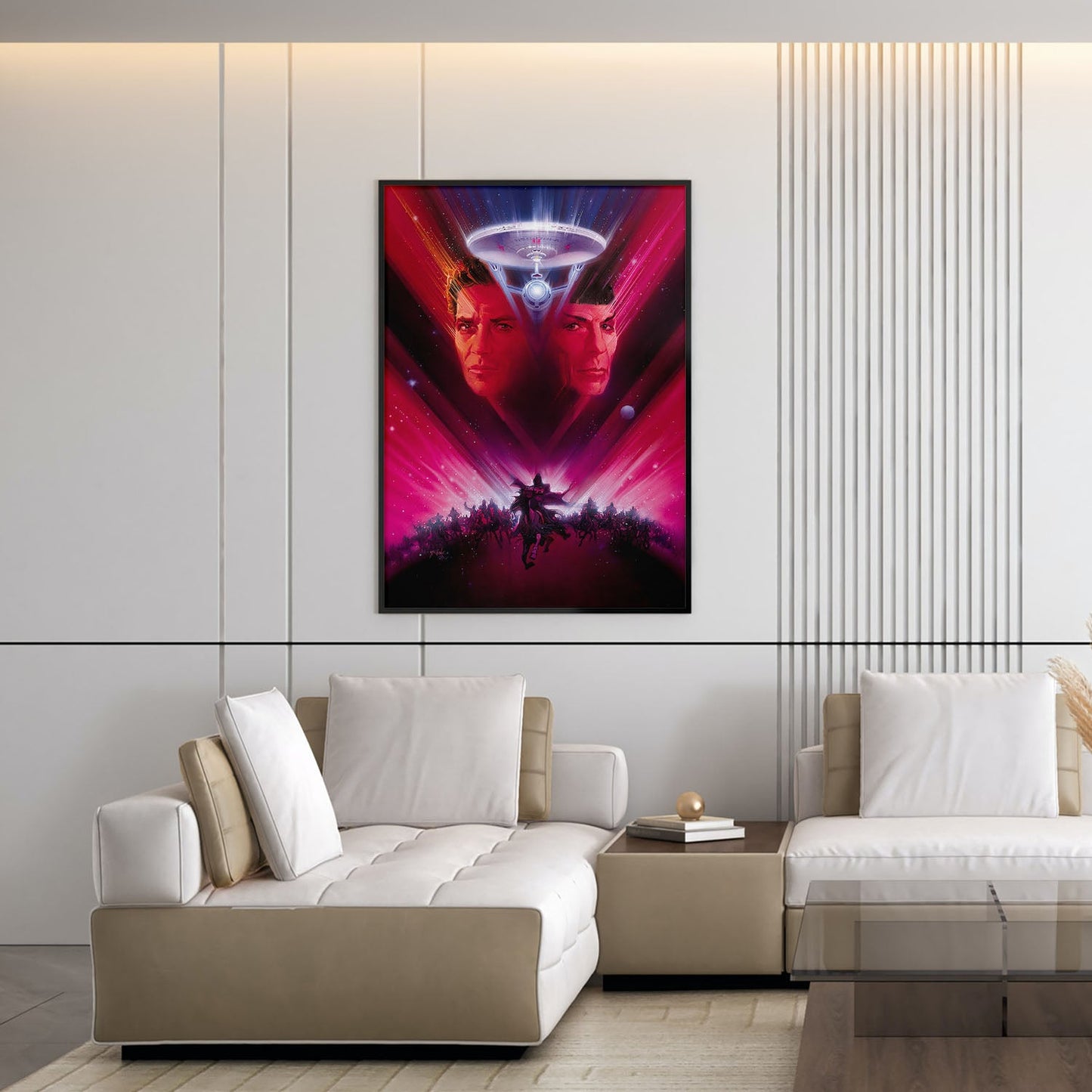 Flex Designs Poster Star Trek V The Final Frontier Textless 5 x 7" Home Goods - Movie 1989 Movie Poster