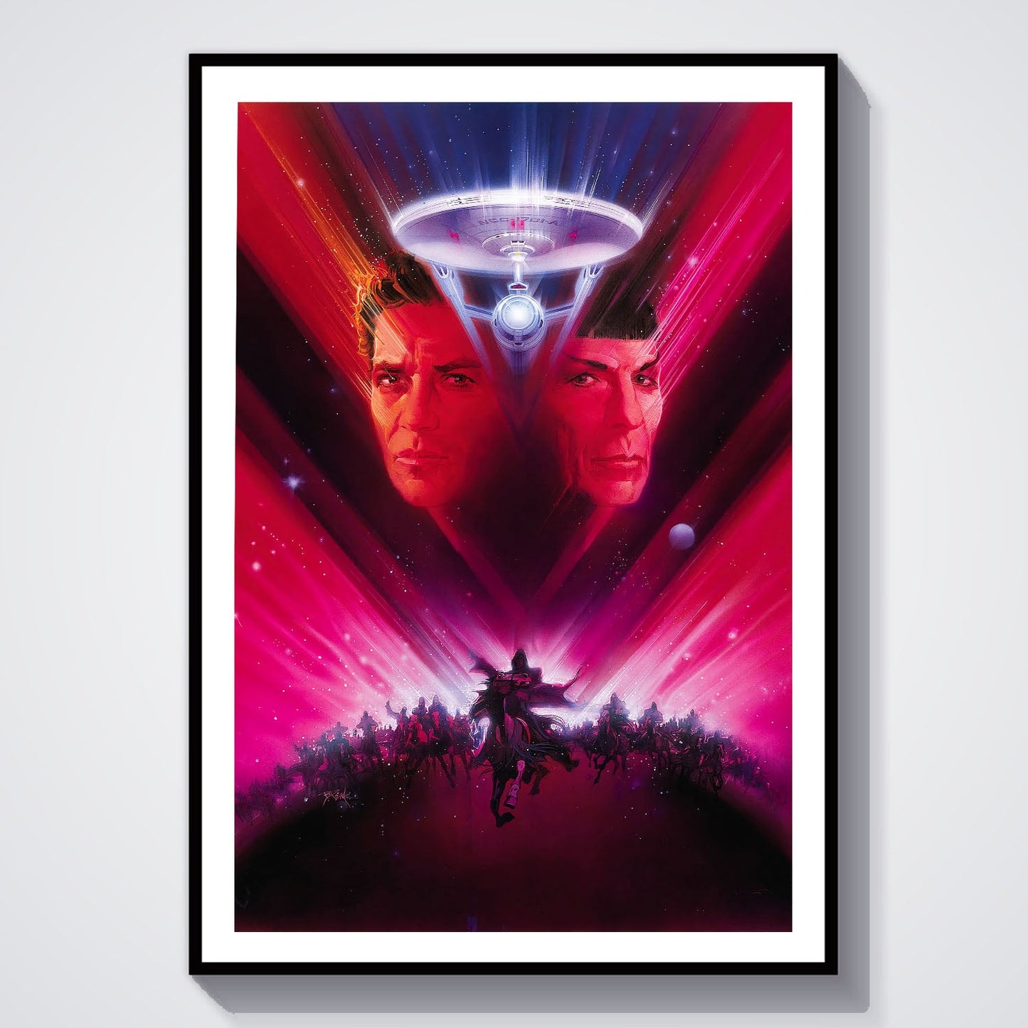 Flex Designs Poster Star Trek V The Final Frontier Textless 8 x 10" Home Goods - Movie 1989 Movie Poster
