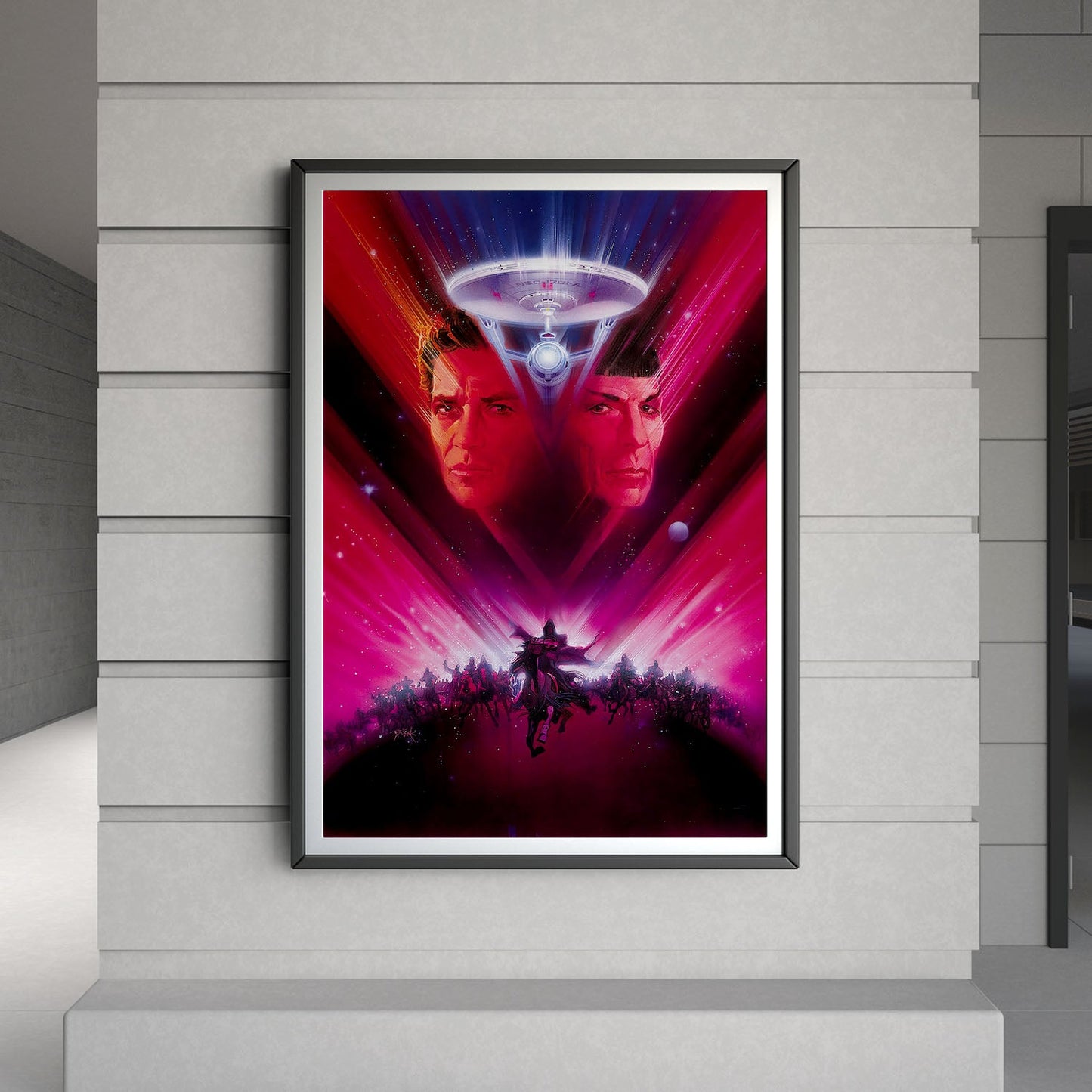 Flex Designs Poster Star Trek V The Final Frontier Textless 8 x 10" Home Goods - Movie 1989 Movie Poster