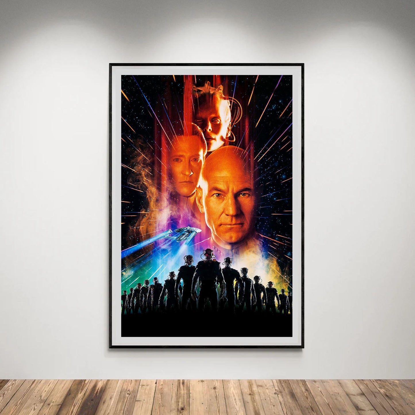 Flex Designs Poster Star Trek First Contact Textless 5 x 7" Home Goods - Movie 1996 Movie Poster