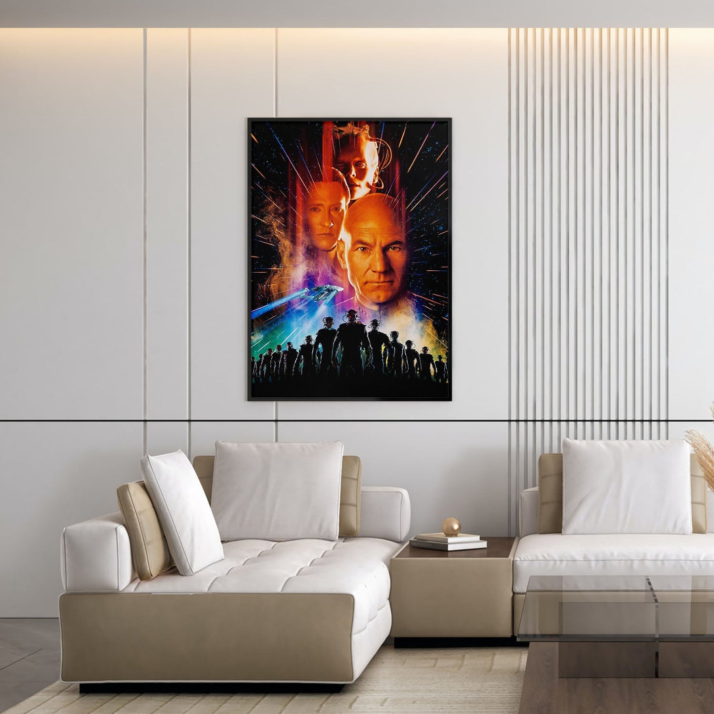 Flex Designs Poster Star Trek First Contact Textless 5 x 7" Home Goods - Movie 1996 Movie Poster